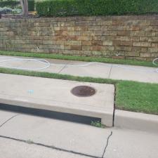 Retaining Wall Brick Cleaning in Frisco, TX 2