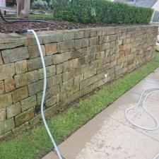 Retaining Wall Brick Cleaning in Frisco, TX 3